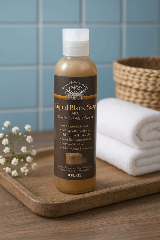 Alata Samina Liquid Black Soap