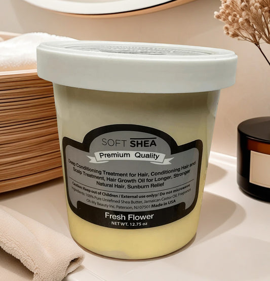 Whipped Shea Butter - Black Castor Oil (Fresh Flower)