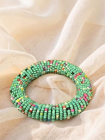 Multi-Layer Beaded Stretch Bracelet