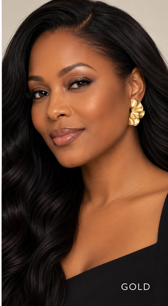 Gold & Silver Statement Earrings