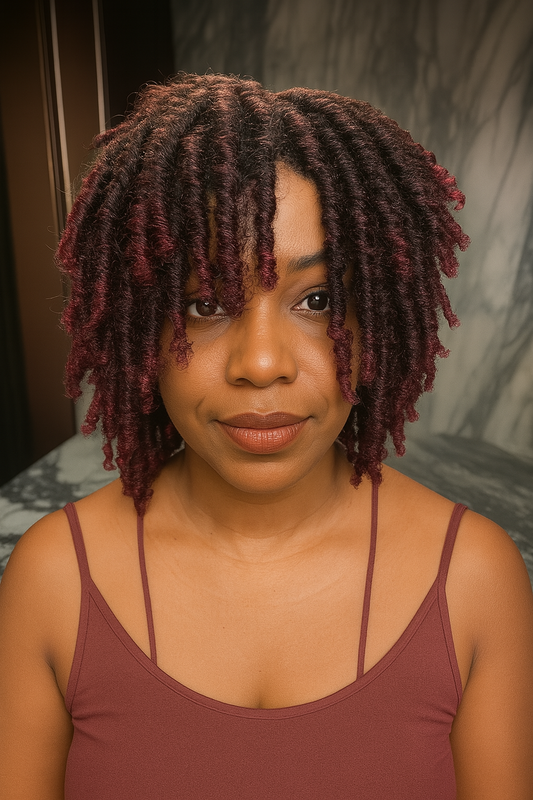 Dreadlock Twisted Afro Wig (T1B/Burg)