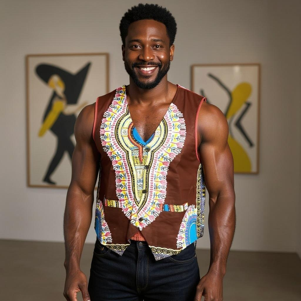 Traditional African Dashiki Vest (Unisex)