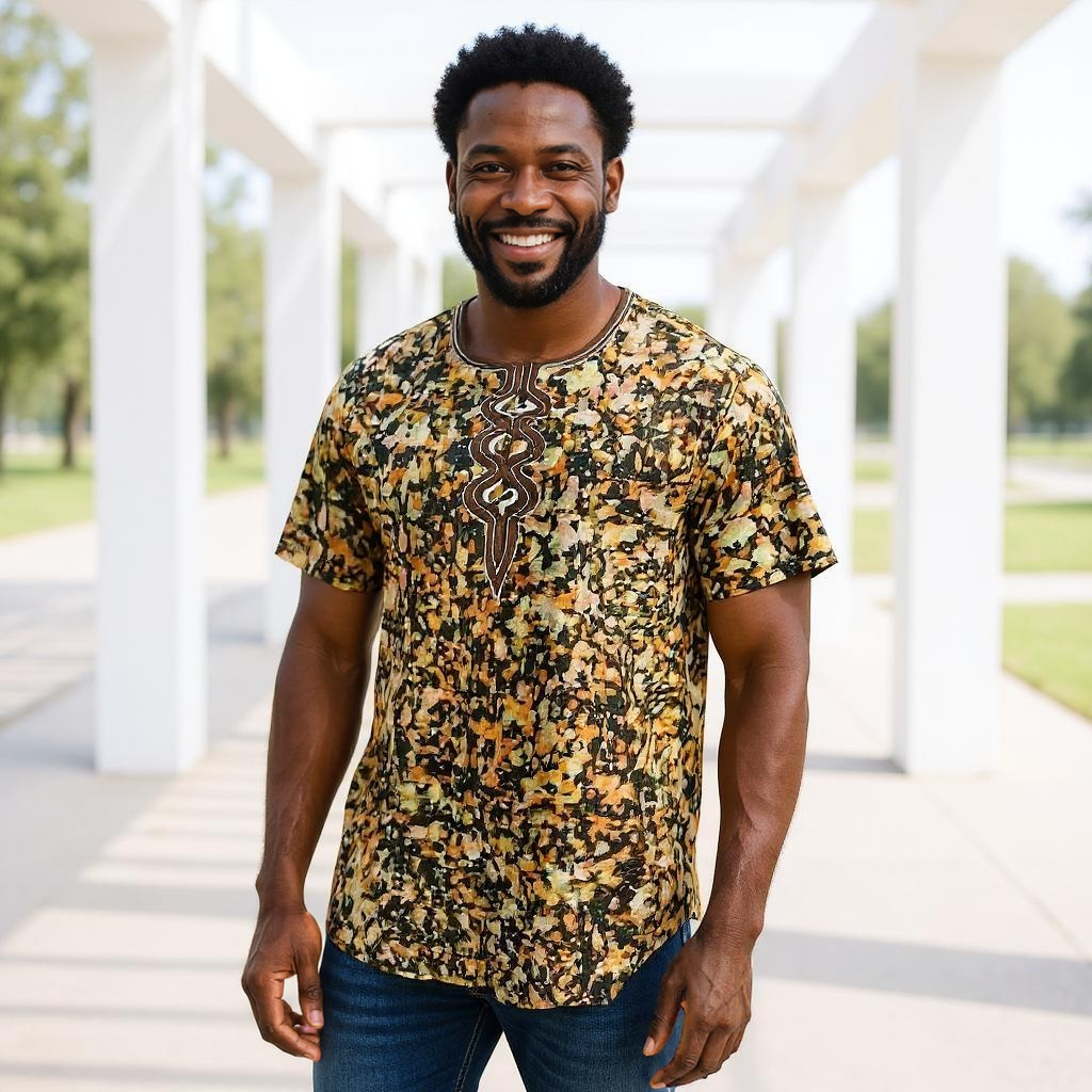 Ghanaian African Dashiki Tops (Unisex)