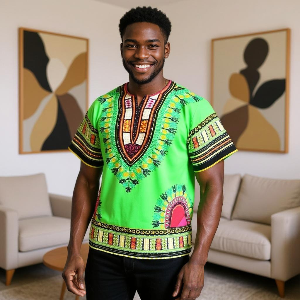 Traditional Unisex Dashiki Shirts (Small Sizes)