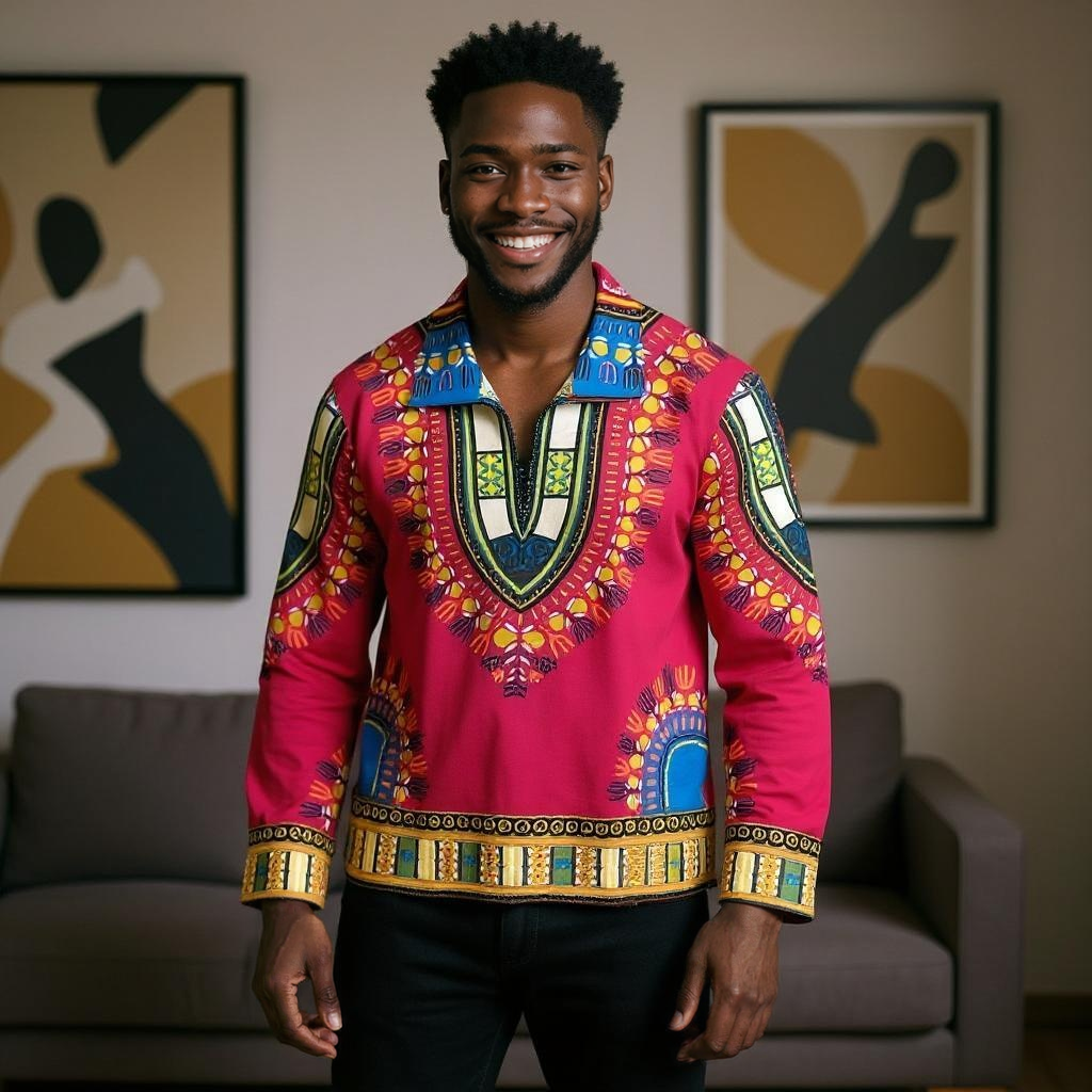Traditional Unisex Dashiki Shirts (Small Sizes)