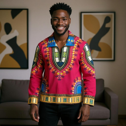 Traditional Unisex Dashiki Shirts (Small Sizes)