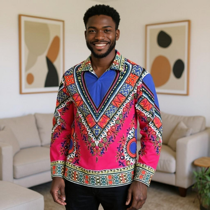 Traditional Unisex Dashiki Shirts (Small Sizes)