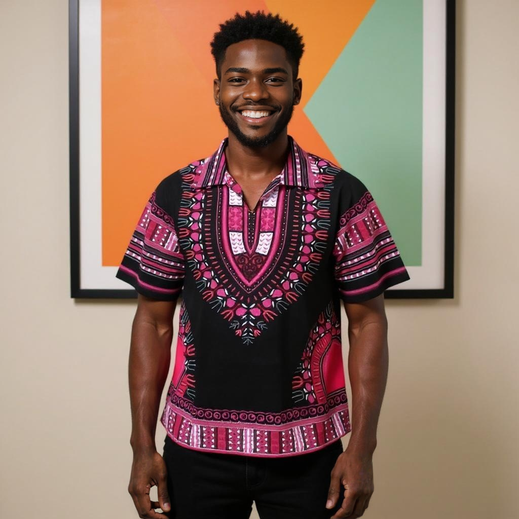 Traditional Unisex Dashiki Shirts (Small Sizes)