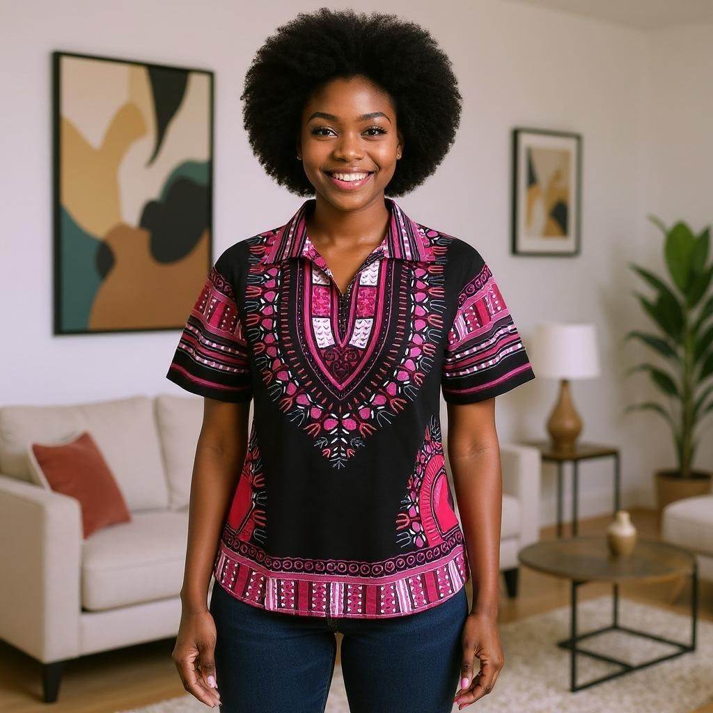 Traditional Unisex Dashiki Shirts (Small Sizes)