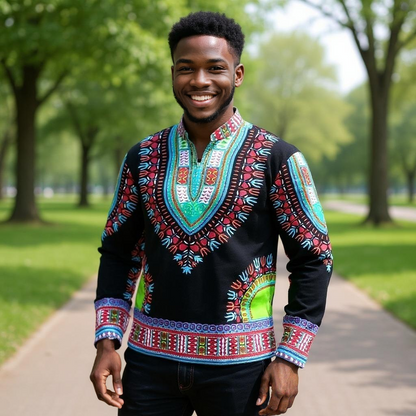 Traditional Unisex Dashiki Shirts (Small Sizes)