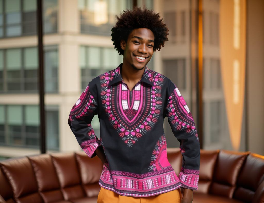 Traditional Unisex Dashiki Shirts (Small Sizes)