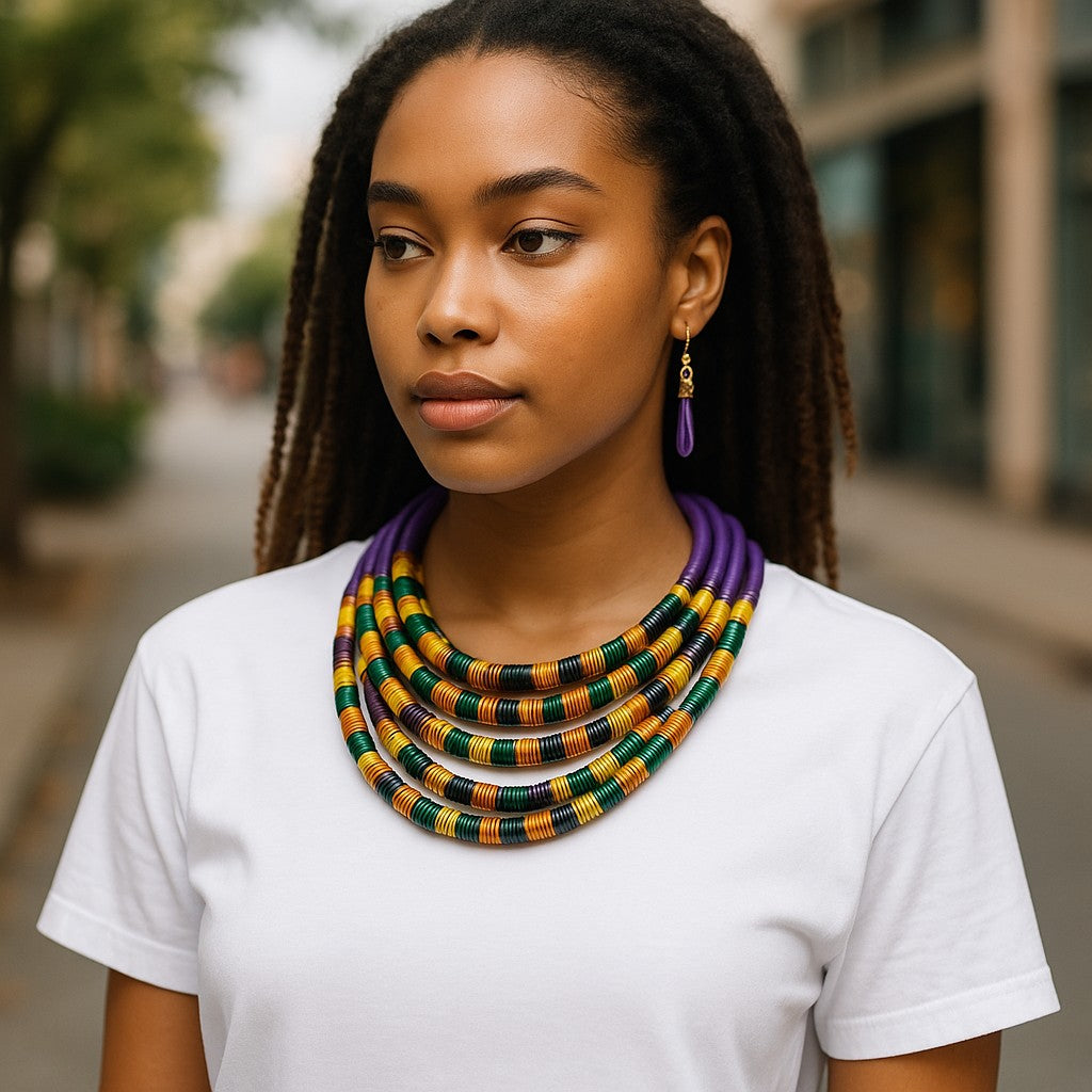 Multi-Layered Rope Necklace