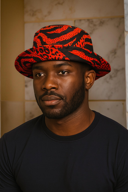 African Print Adult Unisex Bucket Hat