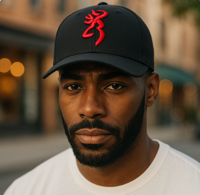 Browning Black Outdoor 3D Embroidered Baseball Cap