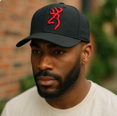 Browning Black Outdoor 3D Embroidered Baseball Cap