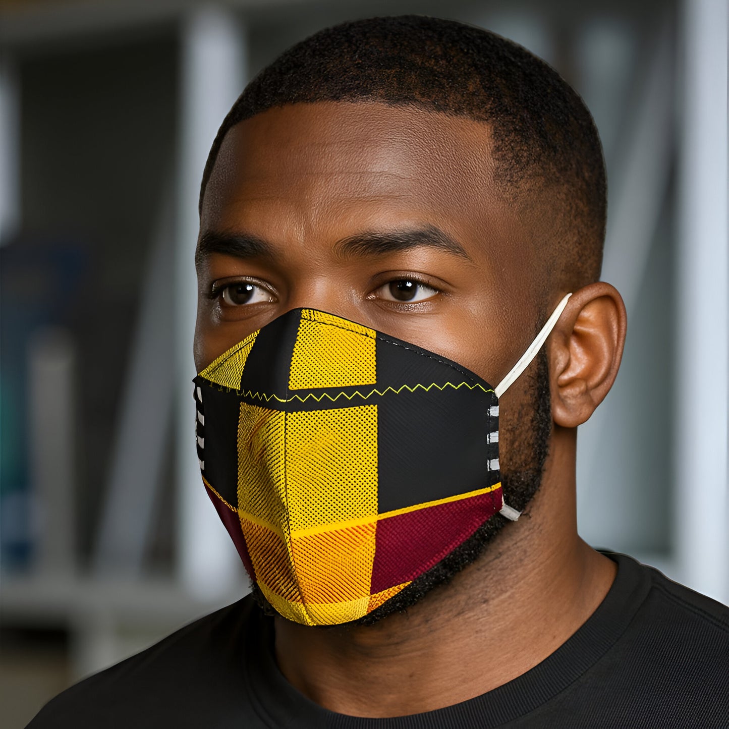 African Print Reusable Face Mask