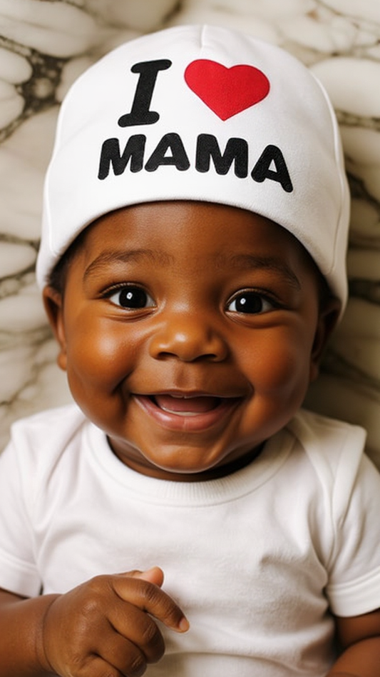 Infant Beanie "I LOVE PAPA/MAMA" Hat