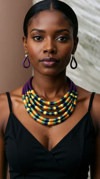 Multi-Layered Rope Necklace