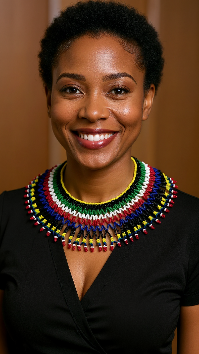 Kenyan Beaded Collar Choker Necklace