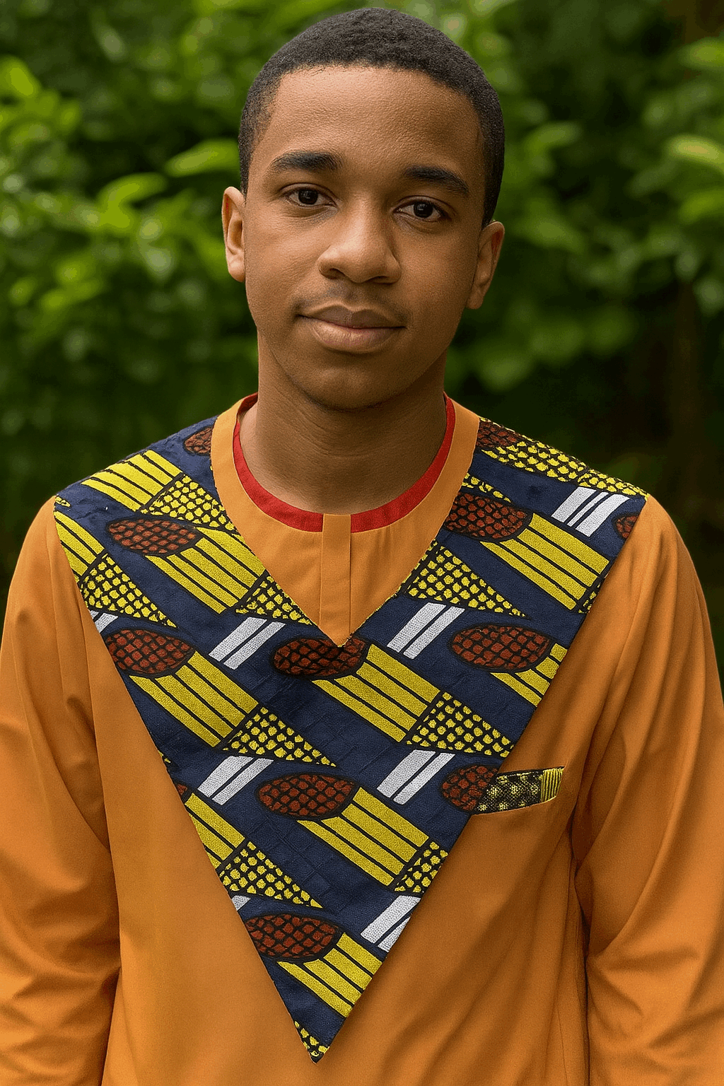 Unisex African Print Reversible Shoulder Collar (Print A)