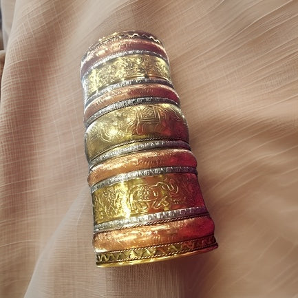 6'African Brass Cuff Bracelet - Premium Jewelry from MAGOS - Just $20! Shop this and more Jewelry now 