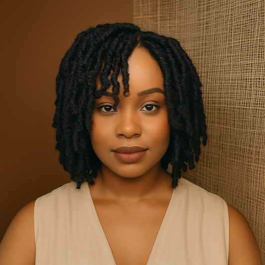 Dreadlock Twisted Afro Wig (1B)