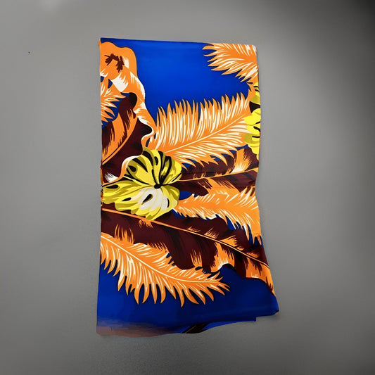 African Blue Floral Print Ankara Fabric 6yrds - Premium African Fabric from MAGOS - Just $30! Shop this and more African Fabric now 