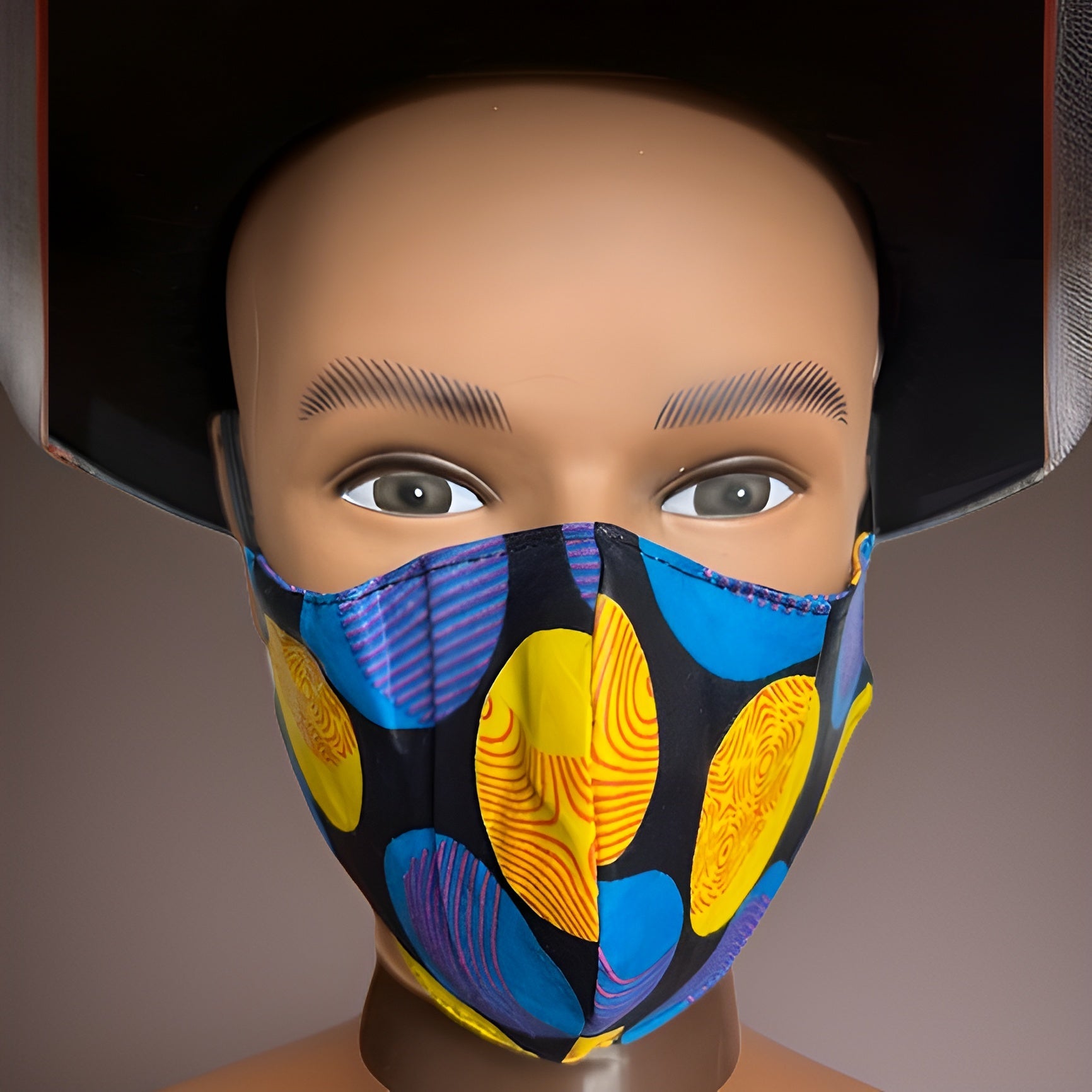 African Print Reusable Face Mask - Premium African Accessories from MAGOS - Just $2! Shop this and more African Accessories now 