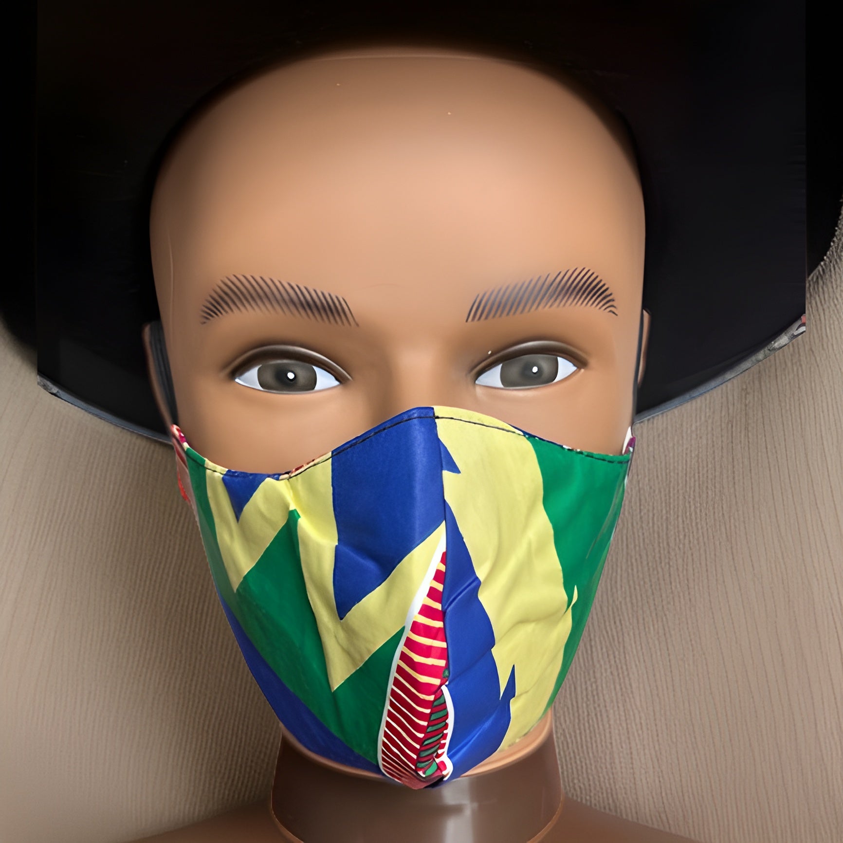 African Print Reusable Face Mask - Premium African Accessories from MAGOS - Just $2! Shop this and more African Accessories now 