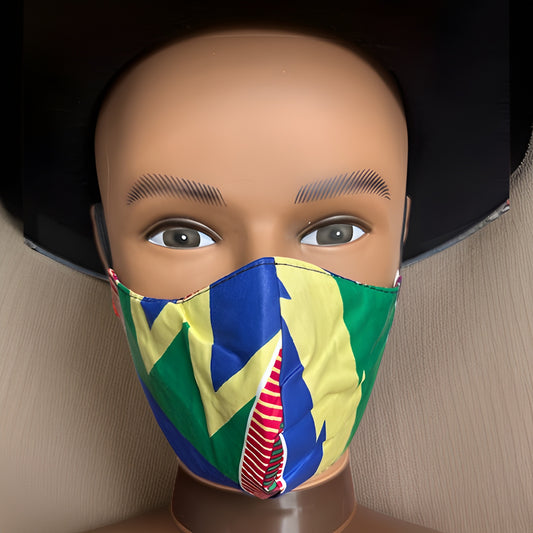 African Print Reusable Face Mask - Premium African Accessories from MAGOS - Just $2! Shop this and more African Accessories now 