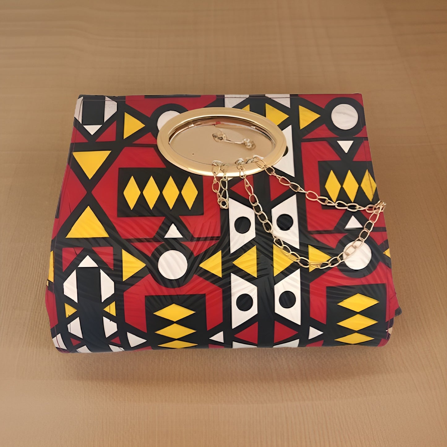 African Print Short Skirt & Handbag Set - Premium African Apparel from MAGOS - Just $45! Shop this and more African Apparel now 