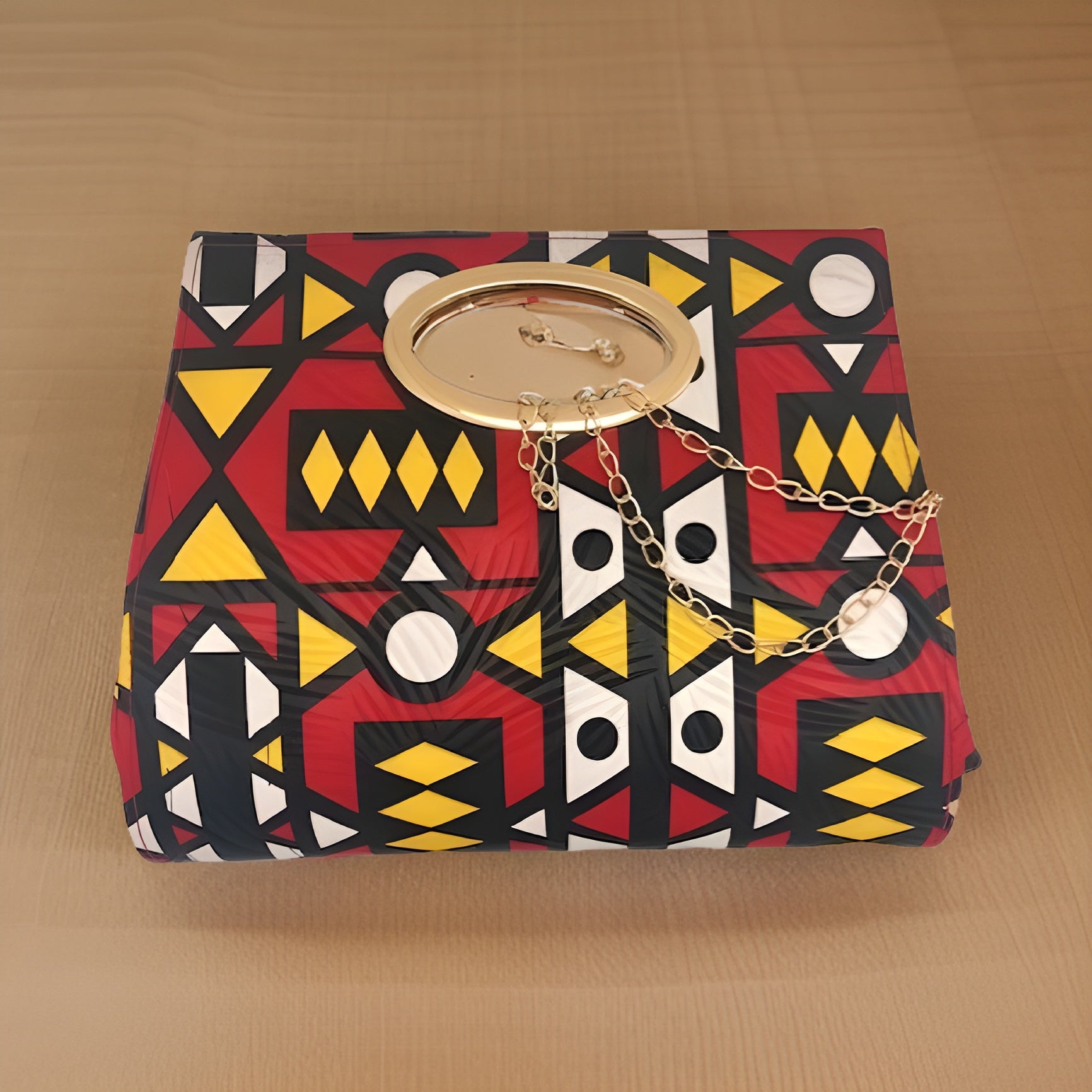 African Print Short Skirt & Handbag Set - Premium African Apparel from MAGOS - Just $45! Shop this and more African Apparel now 