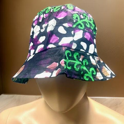 African Print Adult Unisex Bucket Hat - MAGOS