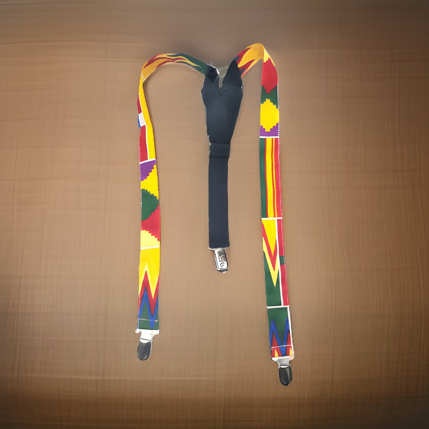 Boys African Print Suspenders - Premium African Accessories from MAGOS - Just $8! Shop this and more African Accessories now 