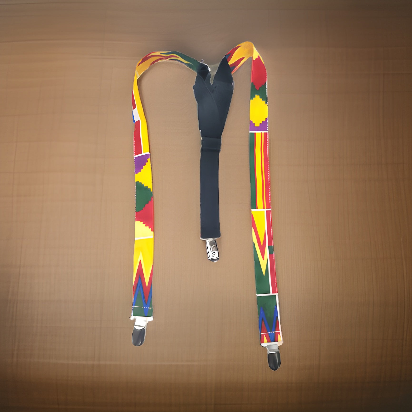 Boys African Print Suspenders - Premium African Accessories from MAGOS - Just $8! Shop this and more African Accessories now 