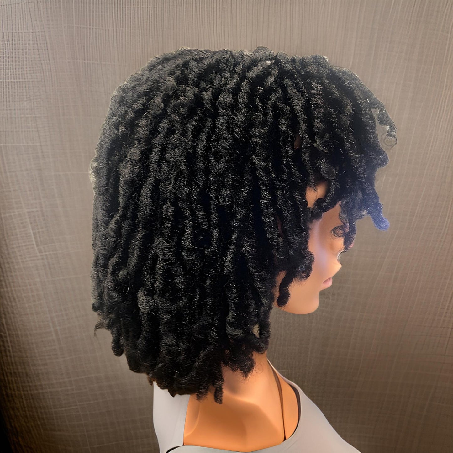 Dreadlock Twisted Afro Wig (1B) - MAGOS