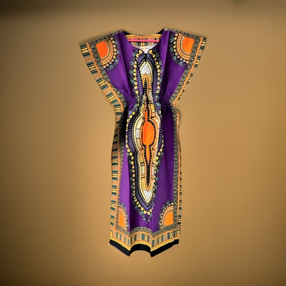 Girl's Dashiki Kaftan Dress - Premium African Apparel from MAGOS - Just $16! Shop this and more African Apparel now 