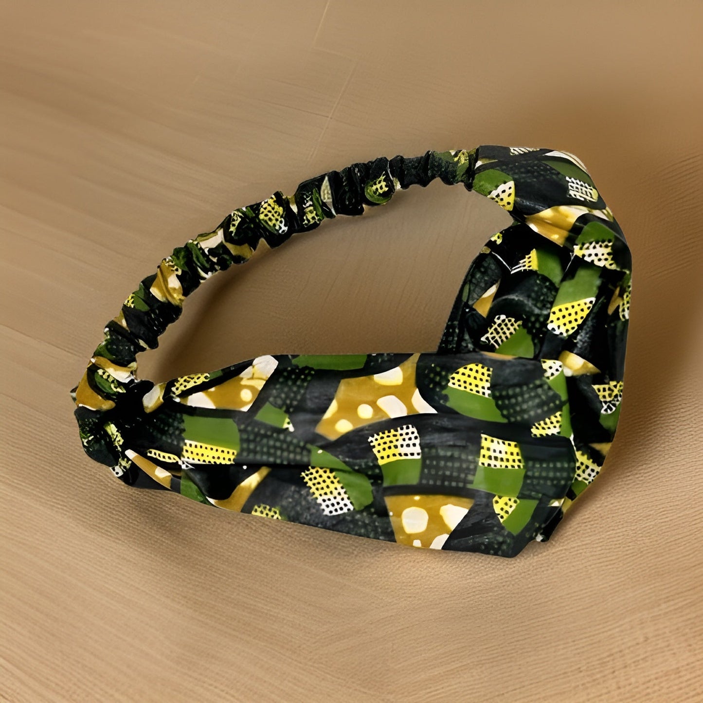 Girls African Ankara Fabric Print Knotted Headband Hairband - Premium African Accessories from MAGOS - Just $3! Shop this and more African Accessories now 