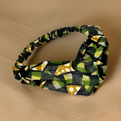 Girls African Ankara Fabric Print Knotted Headband Hairband - Premium African Accessories from MAGOS - Just $3! Shop this and more African Accessories now 