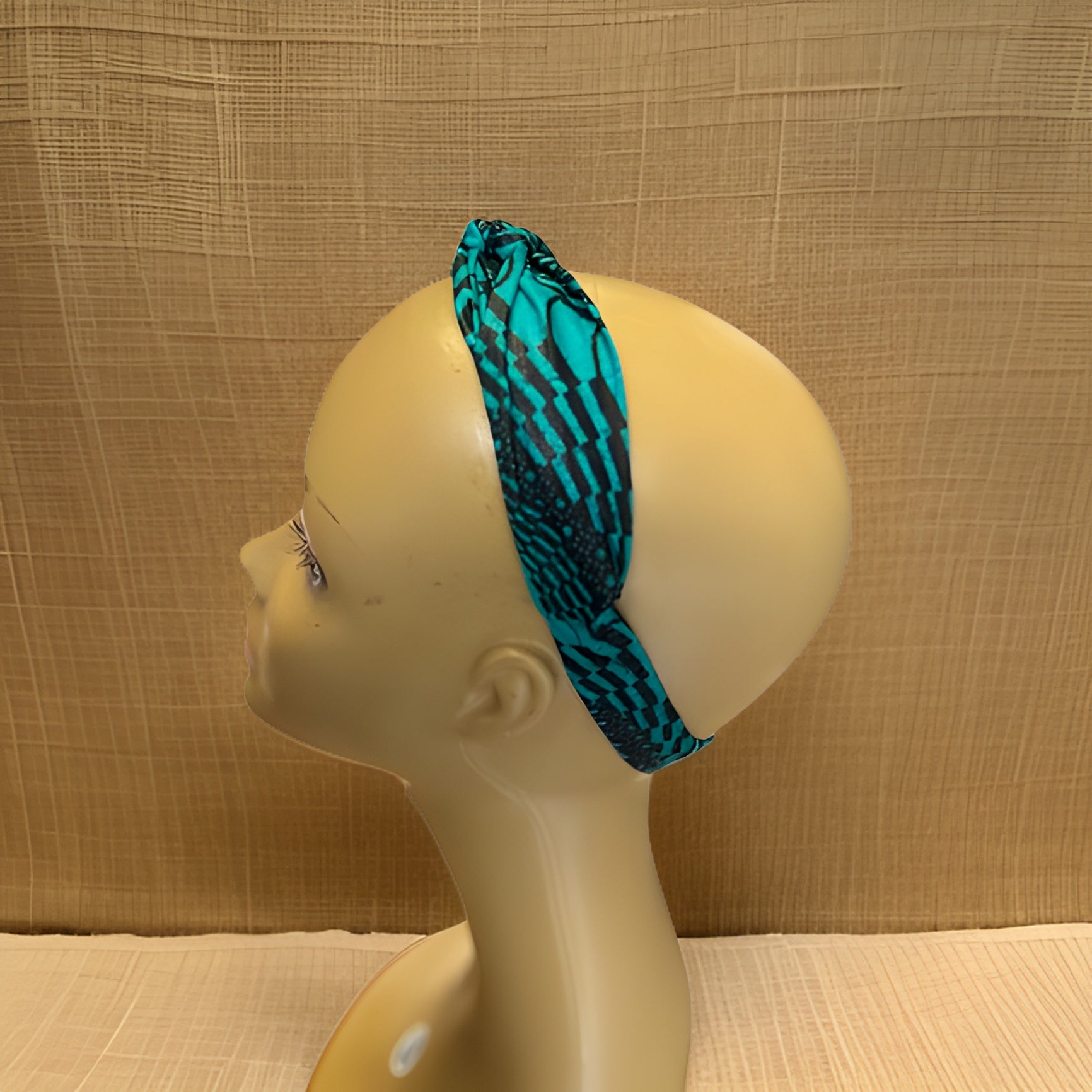 Girls African Ankara Fabric Print Knotted Headband Hairband - Premium African Accessories from MAGOS - Just $3! Shop this and more African Accessories now 