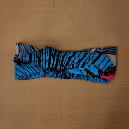 Girls African Ankara Fabric Print Knotted Headband Hairband O.O.A. Tradings Distribution