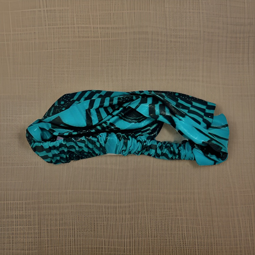 Girls African Ankara Fabric Print Knotted Headband Hairband - Premium African Accessories from MAGOS - Just $3! Shop this and more African Accessories now 