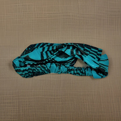 Girls African Ankara Fabric Print Knotted Headband Hairband - Premium African Accessories from MAGOS - Just $3! Shop this and more African Accessories now 
