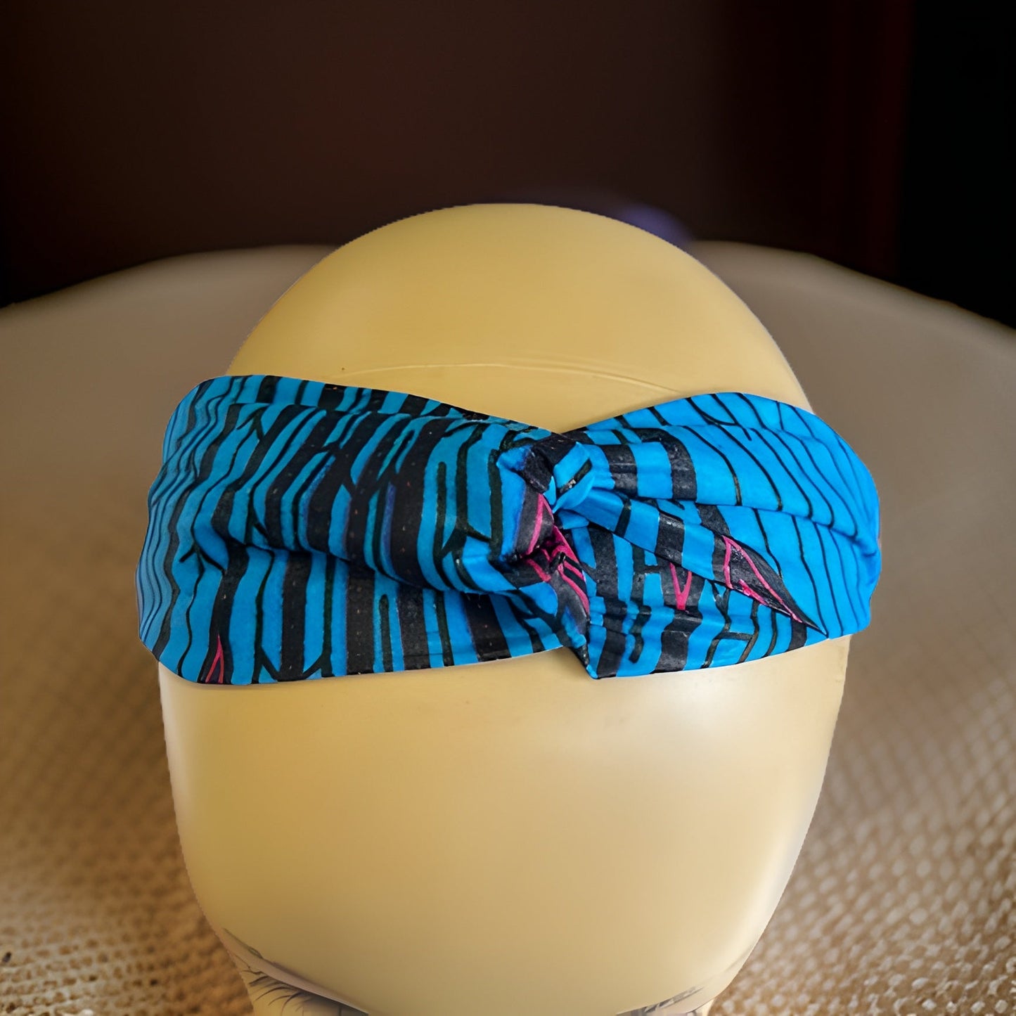 Girls African Ankara Fabric Print Knotted Headband Hairband - Premium African Accessories from MAGOS - Just $3! Shop this and more African Accessories now 