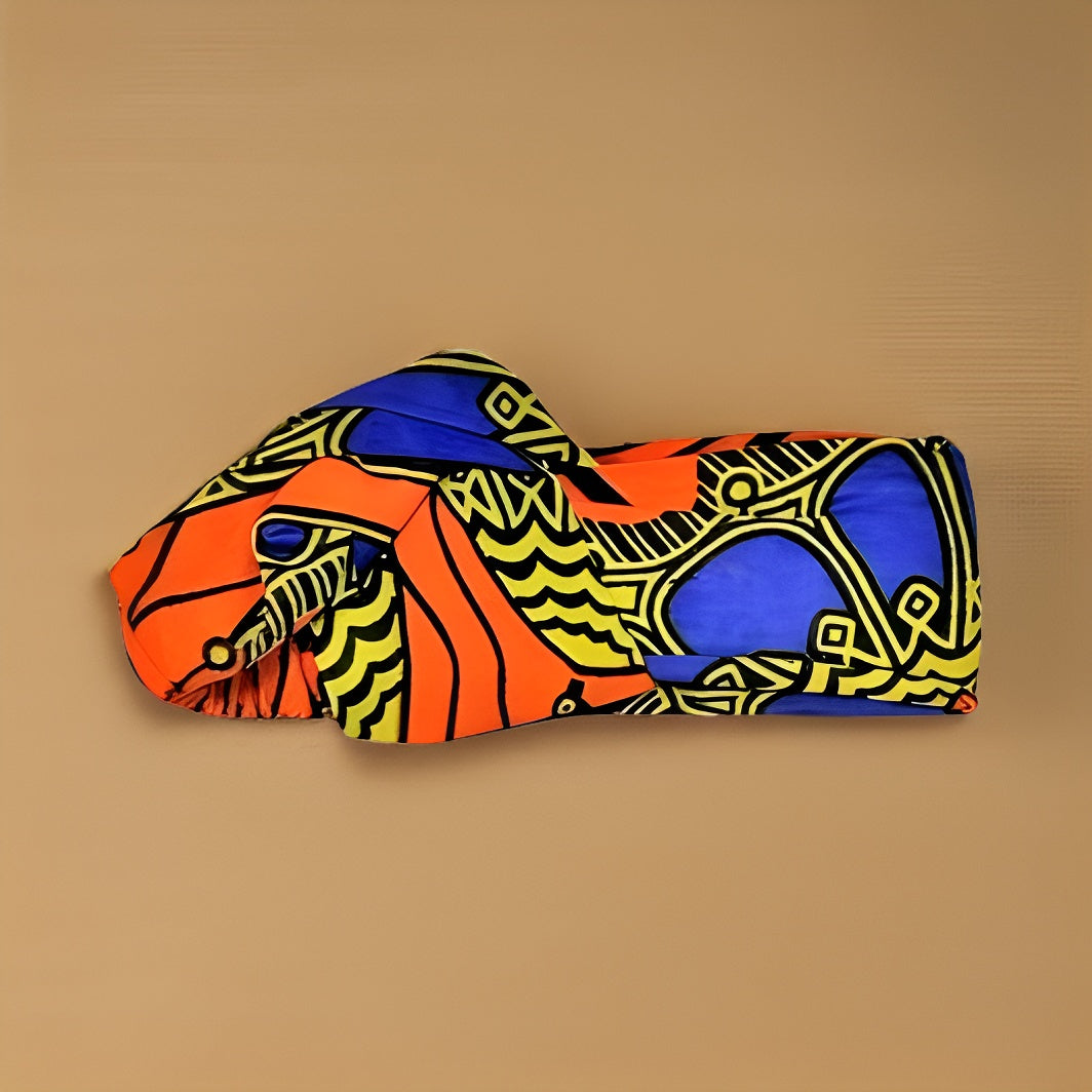 Girls African Ankara Fabric Print Knotted Headband Hairband - Premium African Accessories from MAGOS - Just $3! Shop this and more African Accessories now 