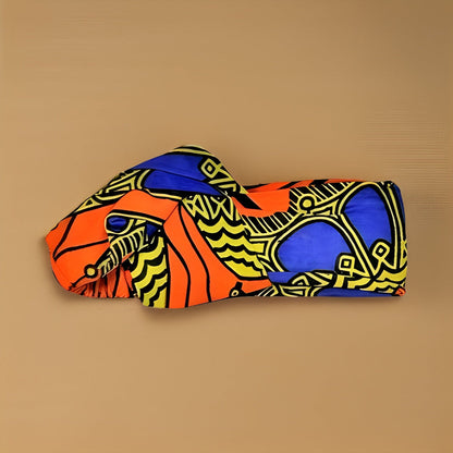 Girls African Ankara Fabric Print Knotted Headband Hairband - Premium African Accessories from MAGOS - Just $3! Shop this and more African Accessories now 