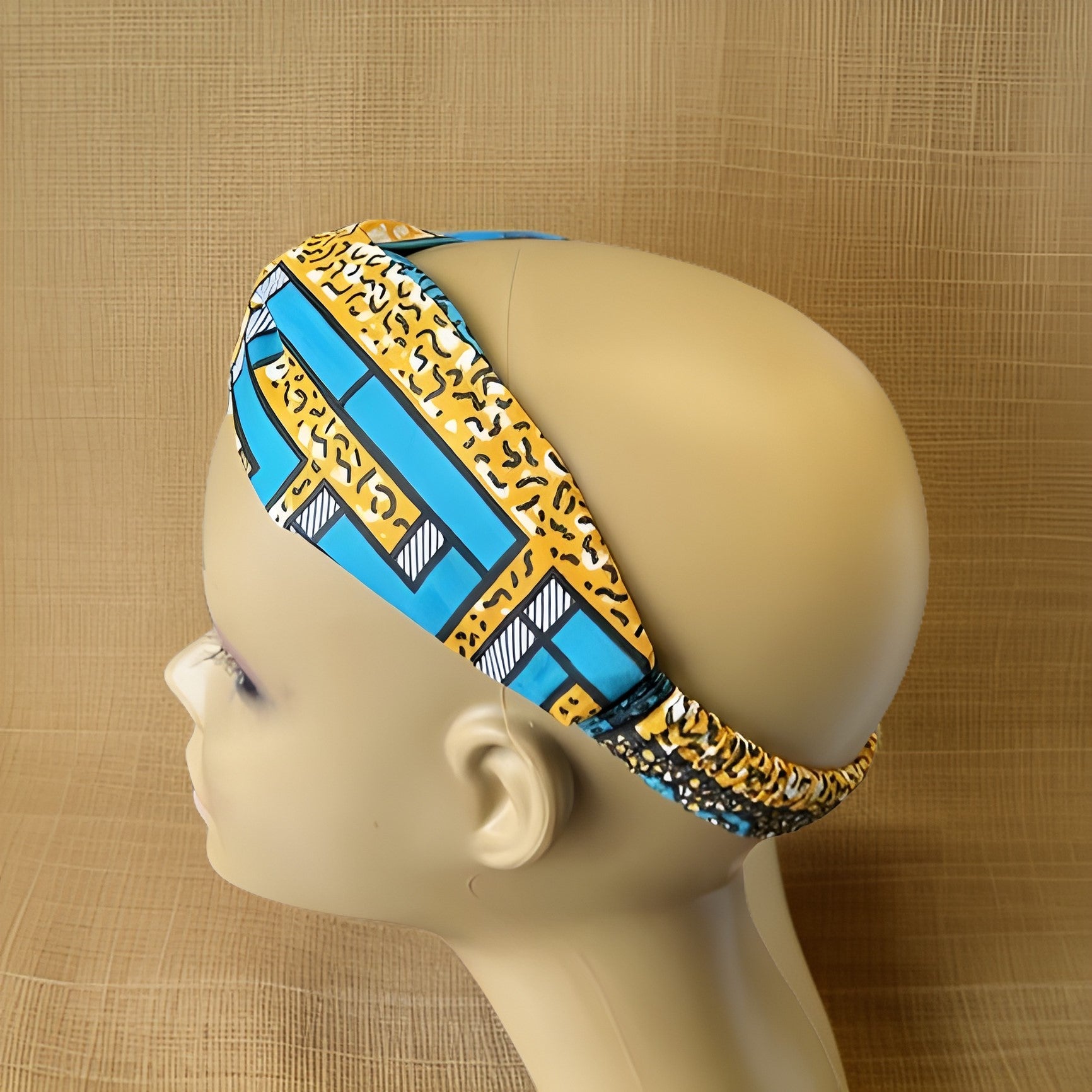 Girls African Ankara Fabric Print Knotted Headband Hairband - Premium African Accessories from MAGOS - Just $3! Shop this and more African Accessories now 