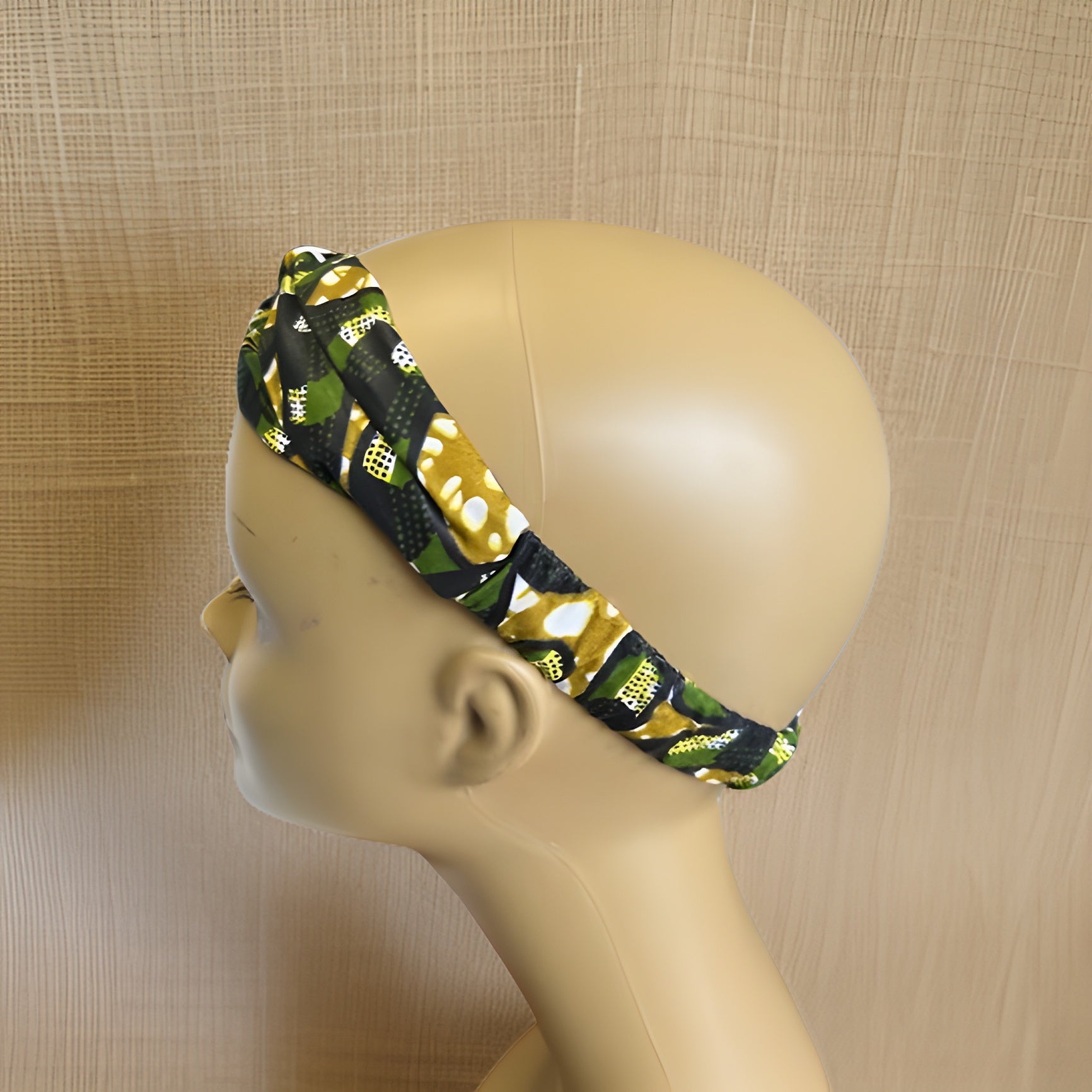 Girls African Ankara Fabric Print Knotted Headband Hairband O.O.A. Tradings Distribution