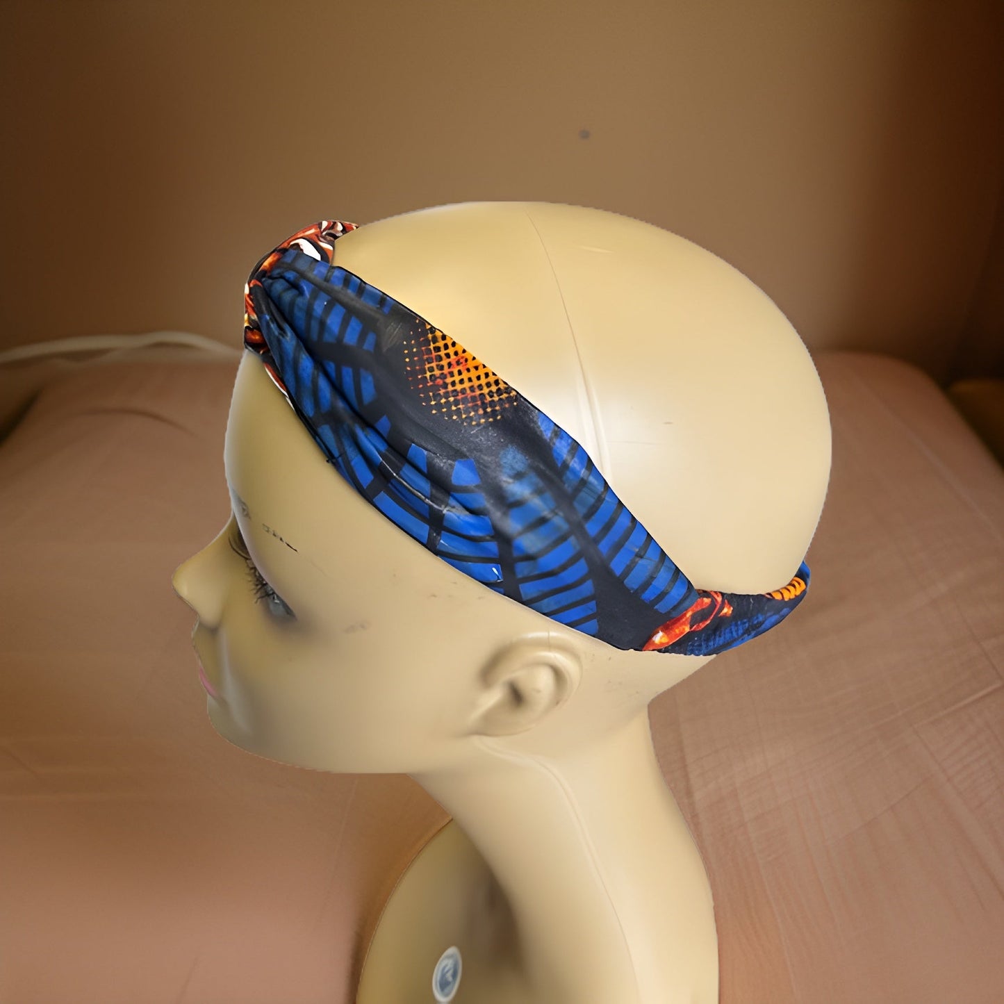 Girls African Ankara Fabric Print Knotted Headband Hairband - Premium African Accessories from MAGOS - Just $3! Shop this and more African Accessories now 