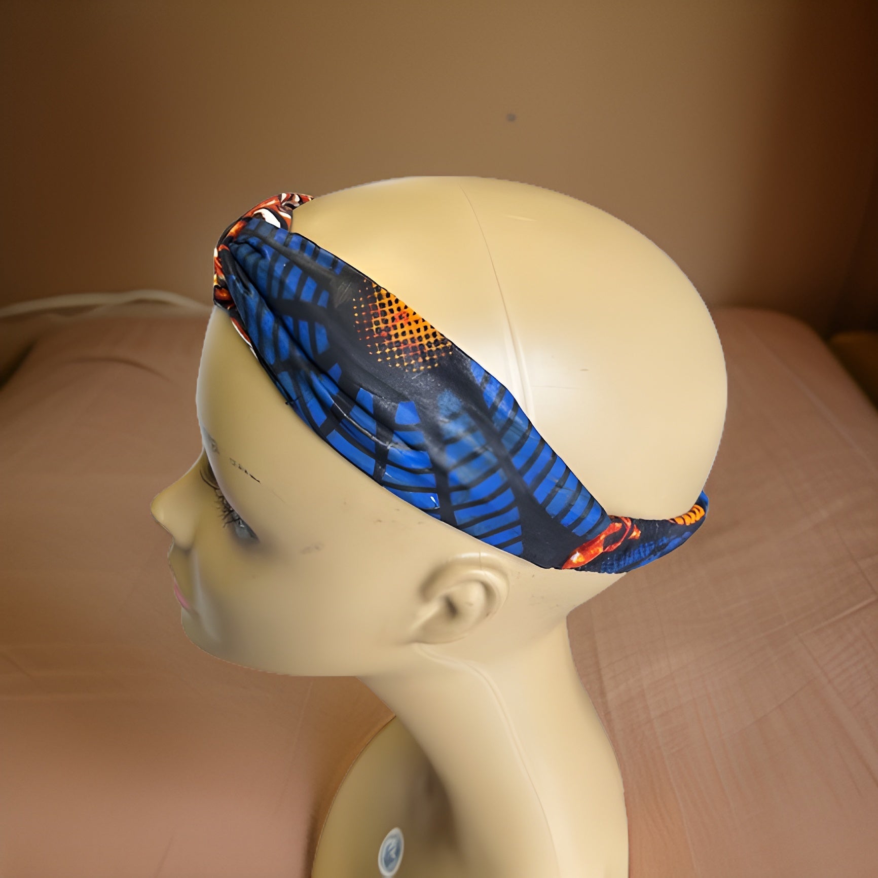 Girls African Ankara Fabric Print Knotted Headband Hairband - Premium African Accessories from MAGOS - Just $3! Shop this and more African Accessories now 